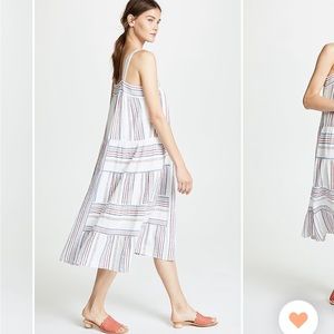 Xirena Gauze Dress SZ S Dylan Maxi/ Midi Dress Adjustable straps see pics